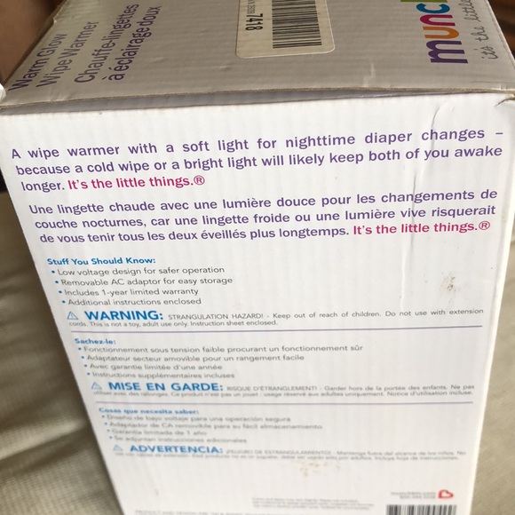 Munchkin wipe warmer w/ nightlight $25!! Great price (orig $32) - Picture 5 of 8